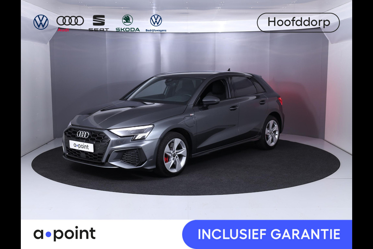 Audi A3 Sportback 45 TFSI e S edition 245 pk S-tronic Plug in Hybrid | Navigatie via App | Parkeersensoren achter | Achteruitrijcamera | Cruise control | Full-LED koplampen |