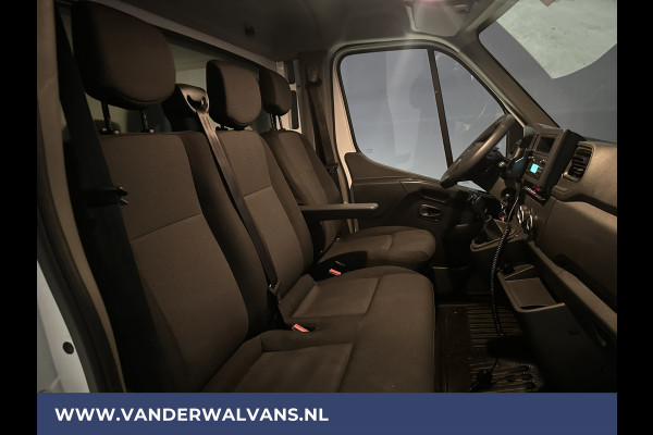 Renault Master 2.3 dCi 146pk 2500kg Trekhaak Bakwagen 232cm Hoog Laadklep Zijdeur Euro6 Airco | LAT OM LAT Cruisecontrol, Bijrijdersbank, LED, 860kg laadvermogen