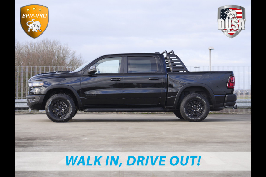 Dodge Ram | 1500 | Rebel | Premium | 4x4 | Crew Cab | 3.0L Twin-turbo I6 | BPM-VRIJ | 14,4 inch Touchscreen | LPG | Harman Kardon | Getoonde accessoires zijn verkrijgbaar tegen meerprijs