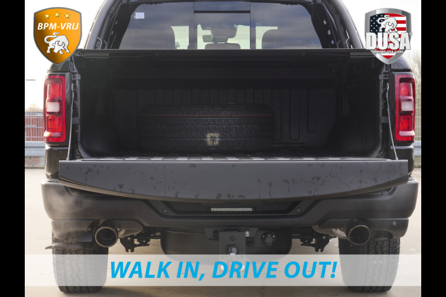 Dodge Ram | 1500 | Rebel | Premium | 4x4 | Crew Cab | 3.0L Twin-turbo I6 | BPM-VRIJ | 14,4 inch Touchscreen | LPG | Harman Kardon | Getoonde accessoires zijn verkrijgbaar tegen meerprijs