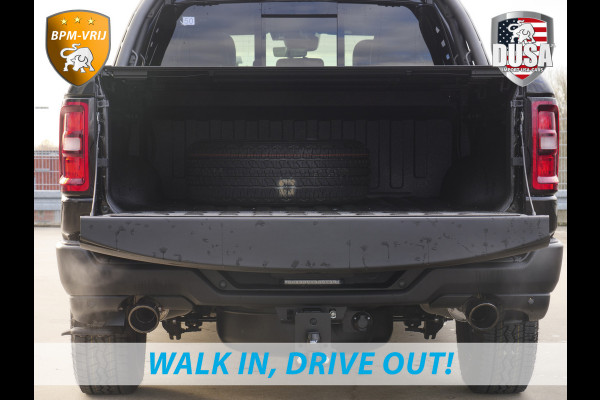 Dodge Ram | 1500 | Rebel | Premium | 4x4 | Crew Cab | 3.0L Twin-turbo I6 | BPM-VRIJ | 14,4 inch Touchscreen | LPG | Harman Kardon | Getoonde accessoires zijn verkrijgbaar tegen meerprijs