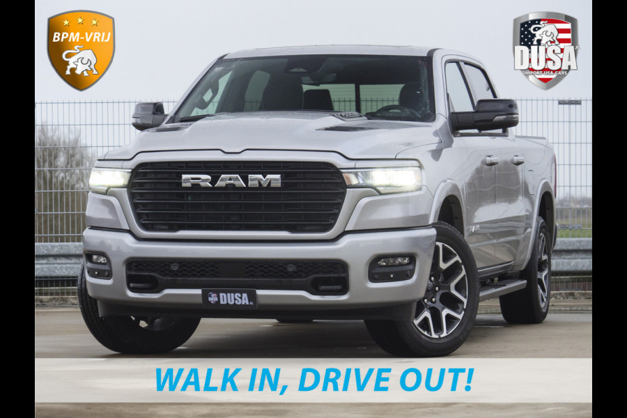 Dodge Ram | 1500 | Laramie | Sport | Crew Cab | 4X4 | 2025 | Panorama | 12-inch Touchscreen | INCL BPM-VOORDEEL Getoonde accessoires zijn verkrijgbaar tegen meerprijs