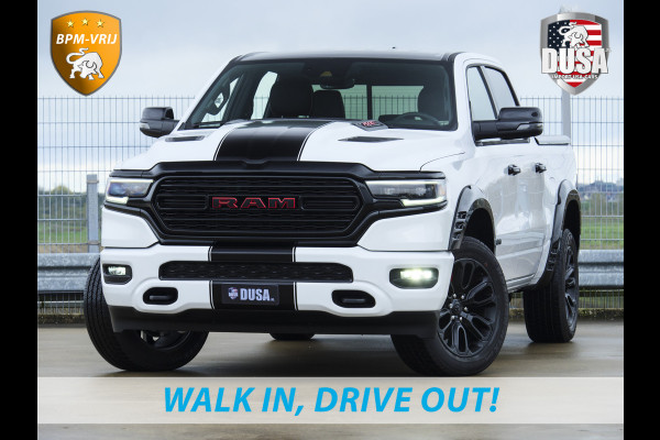 Dodge Ram | 1500 | Limited | Final V8 Edition | 4x4 | Crew Cab | Night Edition | Harman Kardon | 12-inch Touchscreen | INCL BPM-VOORDEEL Getoonde accessoires zijn verkrijgbaar tegen meerprijs