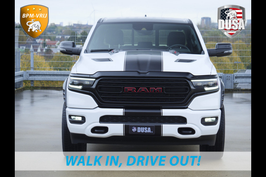 Dodge Ram | 1500 | Limited | Final V8 Edition | 4x4 | Crew Cab | Night Edition | Harman Kardon | 12-inch Touchscreen | INCL BPM-VOORDEEL Getoonde accessoires zijn verkrijgbaar tegen meerprijs