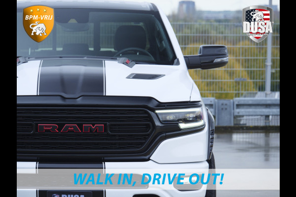 Dodge Ram | 1500 | Limited | Final V8 Edition | 4x4 | Crew Cab | Night Edition | Harman Kardon | 12-inch Touchscreen | INCL BPM-VOORDEEL Getoonde accessoires zijn verkrijgbaar tegen meerprijs