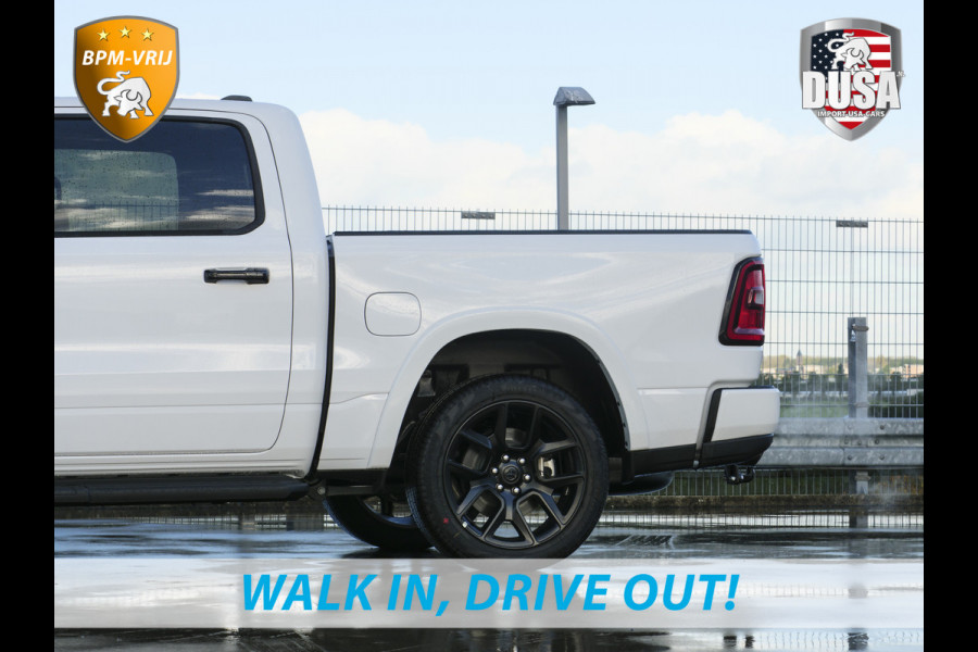 Dodge Ram 1500 | Laramie | Night Edition | 3.0L I6 Hurricane | Crew Cab | 4X4 | LPG | 14,4-inch Touchscreen | Passenger Display | INCL BPM-VOORDEEL Getoonde accessoires zijn verkrijgbaar tegen meerprijs