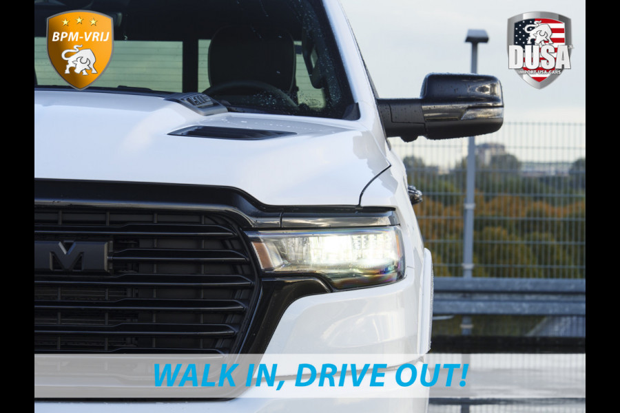 Dodge Ram 1500 | Laramie | Night Edition | 3.0L I6 Hurricane | Crew Cab | 4X4 | LPG | 14,4-inch Touchscreen | Passenger Display | INCL BPM-VOORDEEL Getoonde accessoires zijn verkrijgbaar tegen meerprijs