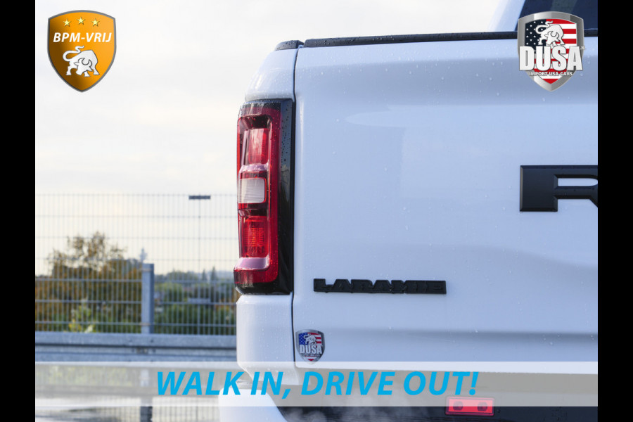 Dodge Ram 1500 | Laramie | Night Edition | 3.0L I6 Hurricane | Crew Cab | 4X4 | LPG | 14,4-inch Touchscreen | Passenger Display | INCL BPM-VOORDEEL Getoonde accessoires zijn verkrijgbaar tegen meerprijs