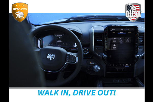 Dodge Ram 1500 | Laramie | Night Edition | 3.0L I6 Hurricane | Crew Cab | 4X4 | LPG | 14,4-inch Touchscreen | Passenger Display | INCL BPM-VOORDEEL Getoonde accessoires zijn verkrijgbaar tegen meerprijs