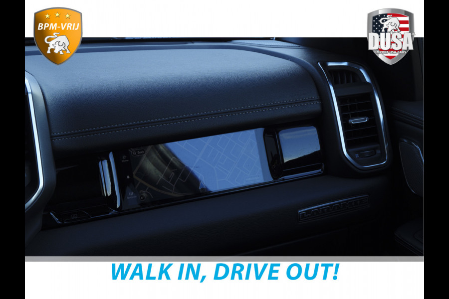 Dodge Ram 1500 | Laramie | Night Edition | 3.0L I6 Hurricane | Crew Cab | 4X4 | LPG | 14,4-inch Touchscreen | Passenger Display | INCL BPM-VOORDEEL Getoonde accessoires zijn verkrijgbaar tegen meerprijs