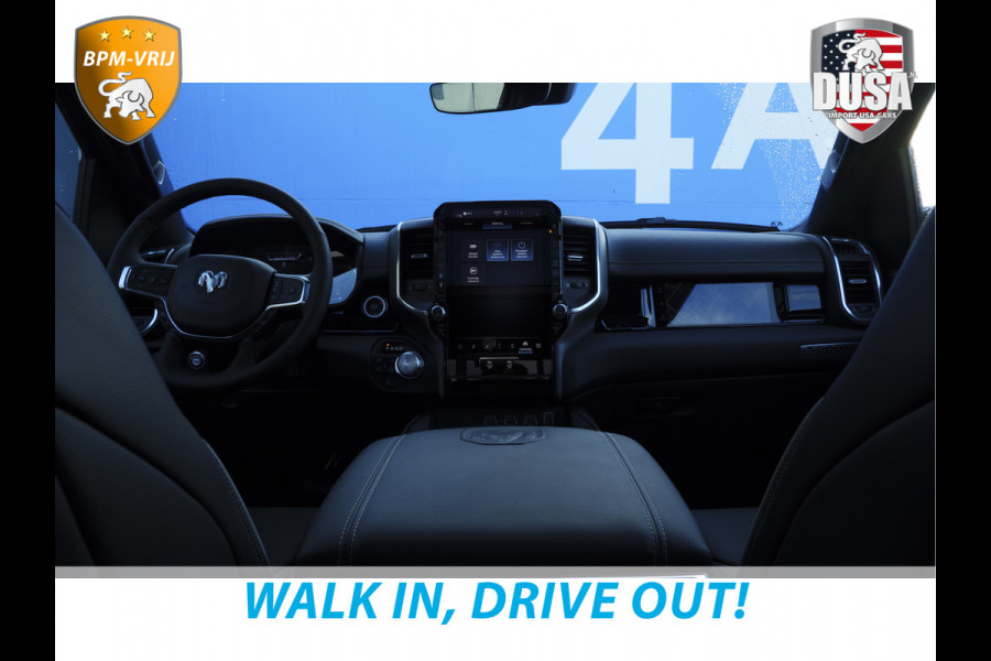 Dodge Ram 1500 | Laramie | Night Edition | 3.0L I6 Hurricane | Crew Cab | 4X4 | LPG | 14,4-inch Touchscreen | Passenger Display | INCL BPM-VOORDEEL Getoonde accessoires zijn verkrijgbaar tegen meerprijs
