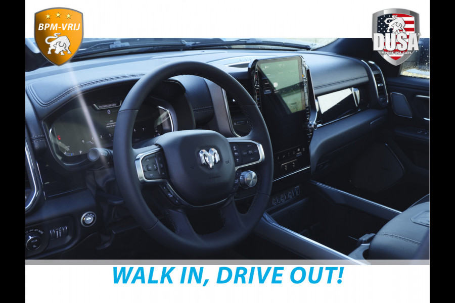 Dodge Ram 1500 | Laramie | Night Edition | 3.0L I6 Hurricane | Crew Cab | 4X4 | LPG | 14,4-inch Touchscreen | Passenger Display | INCL BPM-VOORDEEL Getoonde accessoires zijn verkrijgbaar tegen meerprijs