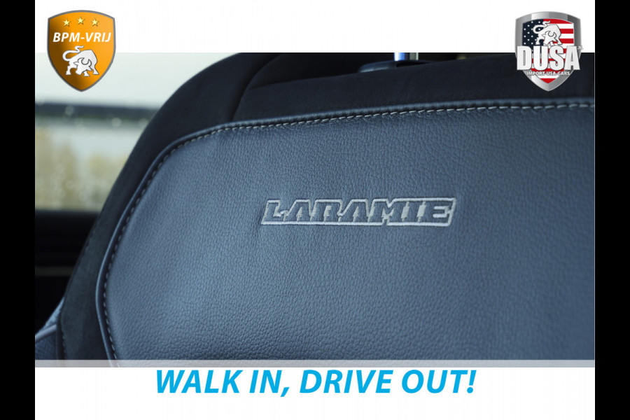 Dodge Ram 1500 | Laramie | Night Edition | 3.0L I6 Hurricane | Crew Cab | 4X4 | LPG | 14,4-inch Touchscreen | Passenger Display | INCL BPM-VOORDEEL Getoonde accessoires zijn verkrijgbaar tegen meerprijs