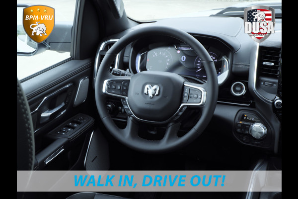 Dodge Ram 1500 | Laramie | Premium Night | 3.0L I6 Hurricane | Crew Cab | 4X4 | Panorama | LPG | 14,4-inch Touchscreen | Passenger Display | INCL BPM-VOORDEEL Getoonde accessoires zijn verkrijgbaar tegen meerprijs
