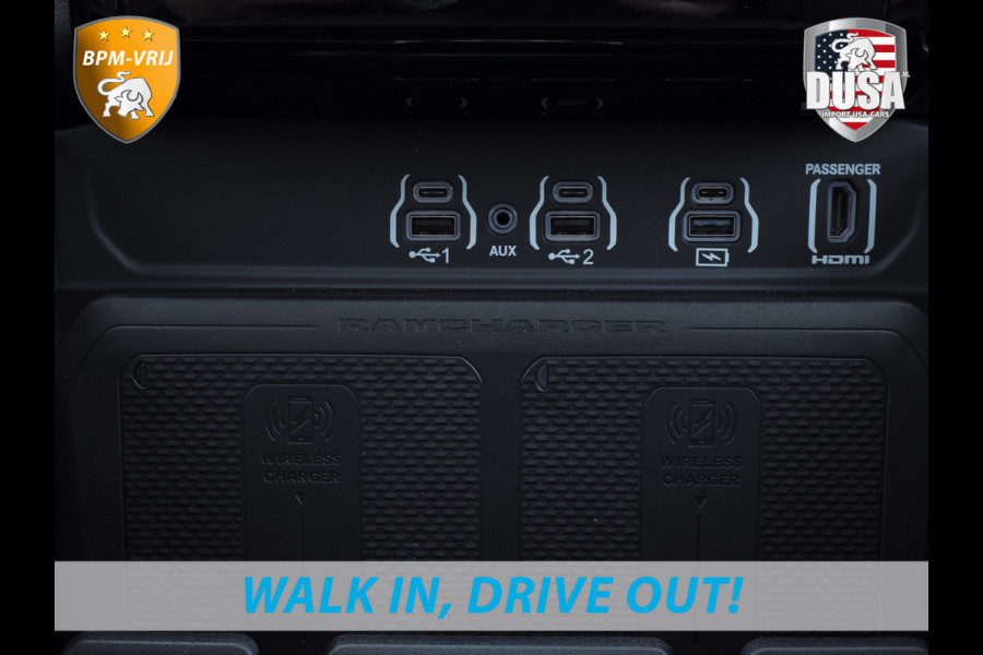Dodge Ram 1500 | Laramie | Premium Night | 3.0L I6 Hurricane | Crew Cab | 4X4 | Panorama | LPG | 14,4-inch Touchscreen | Passenger Display | INCL BPM-VOORDEEL Getoonde accessoires zijn verkrijgbaar tegen meerprijs