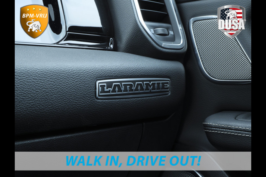 Dodge Ram 1500 | Laramie | Premium Night | 3.0L I6 Hurricane | Crew Cab | 4X4 | Panorama | LPG | 14,4-inch Touchscreen | Passenger Display | INCL BPM-VOORDEEL Getoonde accessoires zijn verkrijgbaar tegen meerprijs