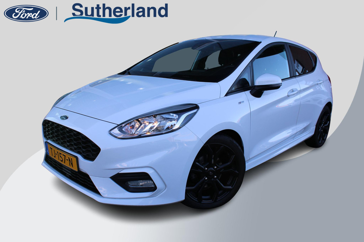 Ford Fiesta 1.0 EcoBoost 100 PK ST-Line | Cruise Control | Climate Control | Privacy Glass | Navigatie | DAB | 17 Inch LM VELGEN | Bluetooth Carkit