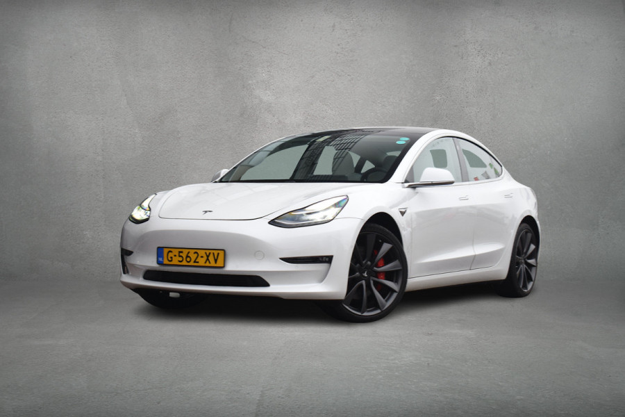 Tesla Model 3 Performance AWD 75 kWh | 513 PK | Wit Leer | AutoPilot | Pano