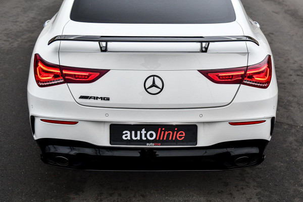 Mercedes-Benz CLA-Klasse AMG 35 4MATIC Aero. Schaal, Pano, Distro+, HUD, 360, Burm, Keyless, Dodeh, CarPlay, Sfeer!