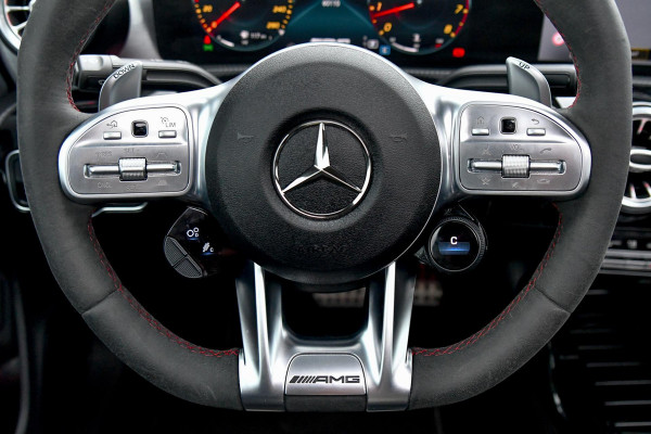 Mercedes-Benz CLA-Klasse AMG 35 4MATIC Aero. Schaal, Pano, Distro+, HUD, 360, Burm, Keyless, Dodeh, CarPlay, Sfeer!