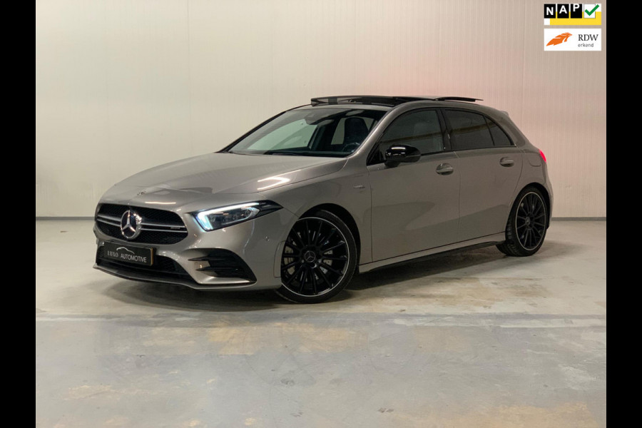 Mercedes-Benz A-Klasse AMG 35 4MATIC Edition 1 | BURMESTER | 360 CAMERA | MEMORY SEATS | CHAMPAGNE KLEUR