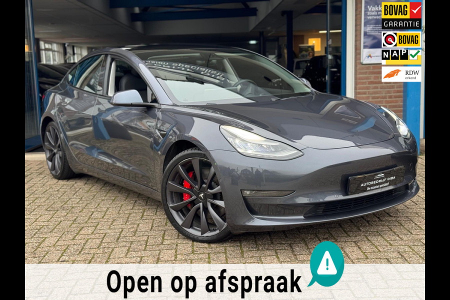 Tesla Model 3 Performance AWD 75 kWh 2020 Garantie 2028!