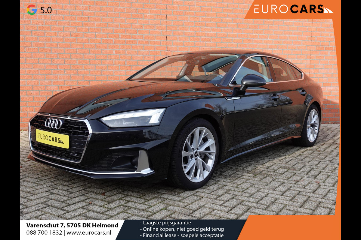 Audi A5 Sportback 40 TFSI 204pk S-Tronic Prestige Plus | Navigatie | Climate Control | Camera | Electrisch bedienbare achterklep | Virtual Cockpit | Led | Dab | Stoelverwarming | Dab | Trekhaak