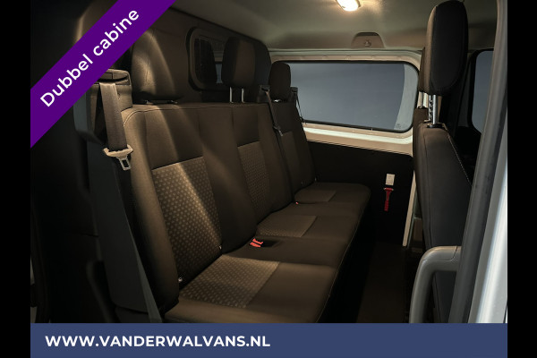 Ford Transit Custom 2.0 TDCI 130pk L2H1 Dubbele Cabine Euro6 Airco | 5-Zits | 2800kg Trekhaak | Camera Navigatie, LED, Sidebars, Stoelverwarming, Cruisecontrol, Parkeersensoren