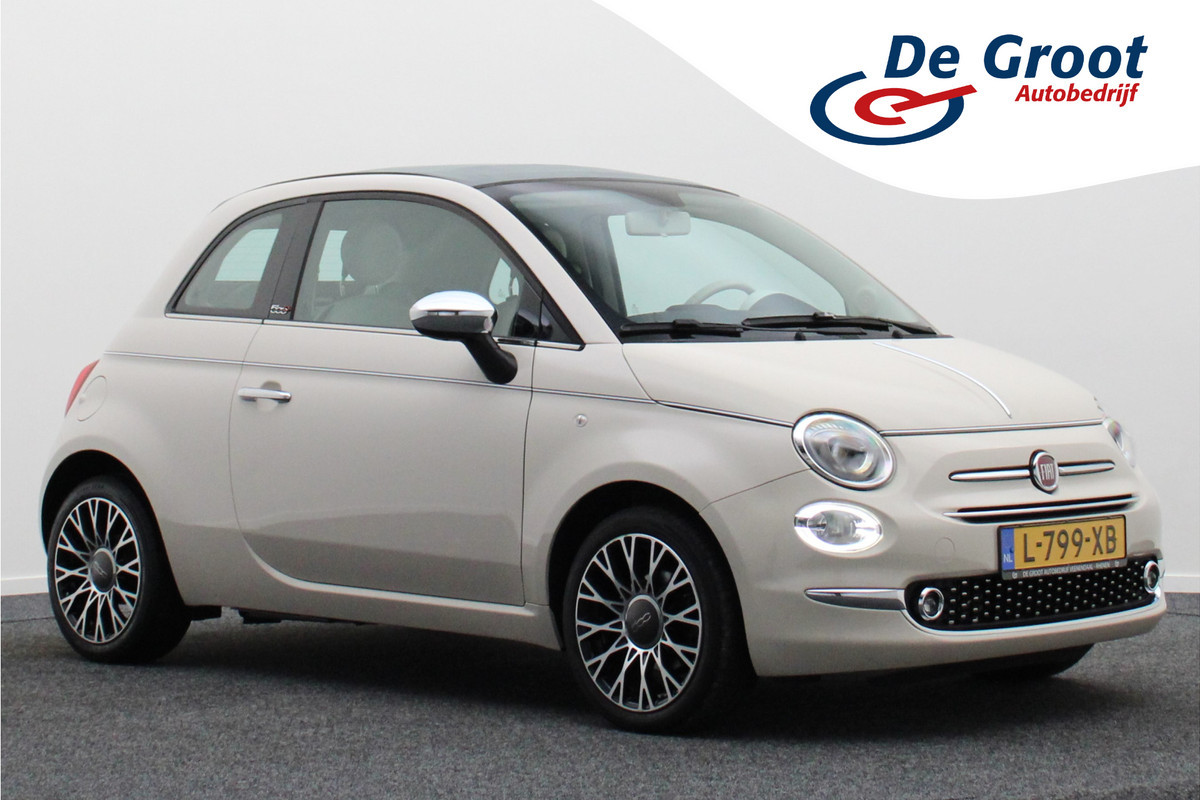 Fiat 500C 0.9 TwinAir Collezione Automaat Airco, Cruise, Navigatie, Apple CarPlay, PDC, DAB, Isofix, Elektr. Pakket, 16''