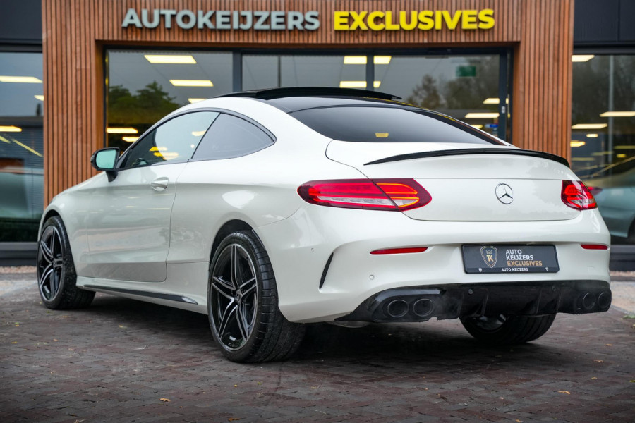 Mercedes-Benz C-Klasse Coupé AMG 43 4MATIC Panodak Burmester Schaalstoelen Ambient Keyless 360 Cam