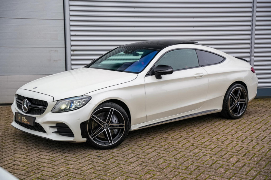 Mercedes-Benz C-Klasse Coupé AMG 43 4MATIC Panodak Burmester Schaalstoelen Ambient Keyless 360 Cam