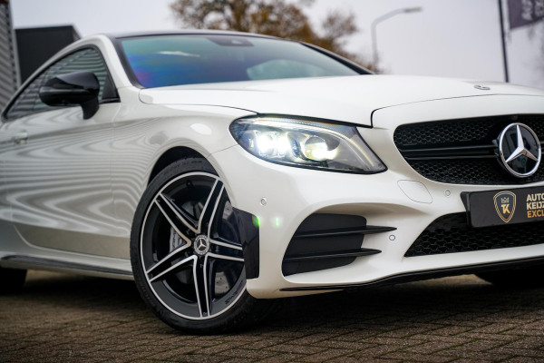 Mercedes-Benz C-Klasse Coupé AMG 43 4MATIC Panodak Burmester Schaalstoelen Ambient Keyless 360 Cam