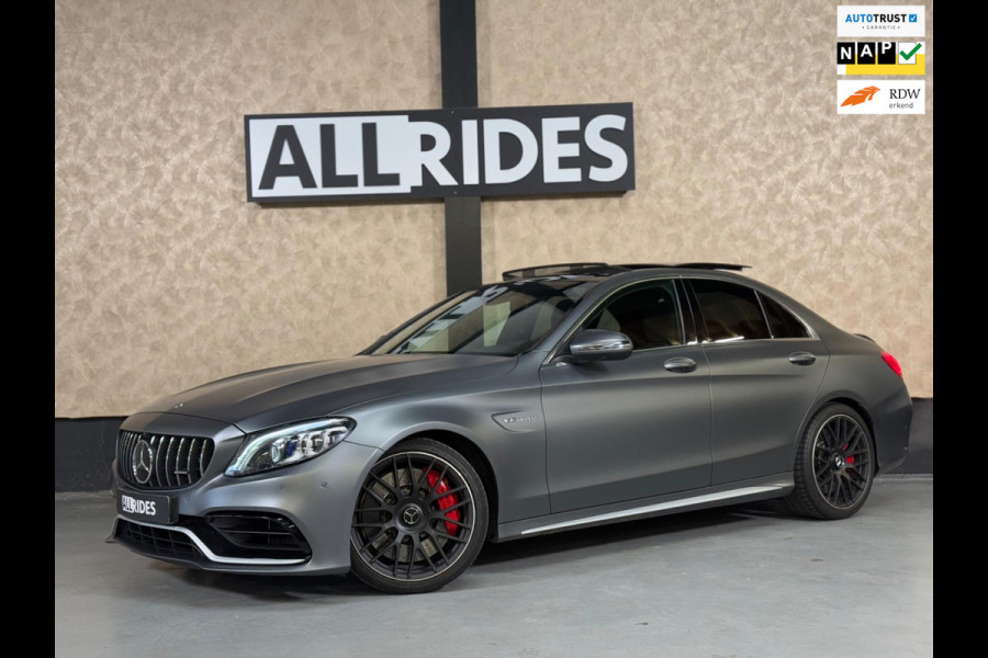 Mercedes-Benz C-Klasse AMG 63 S | carbon | 360 camera | stoel-verwarming/verkoeling | pano | keyless | ACC