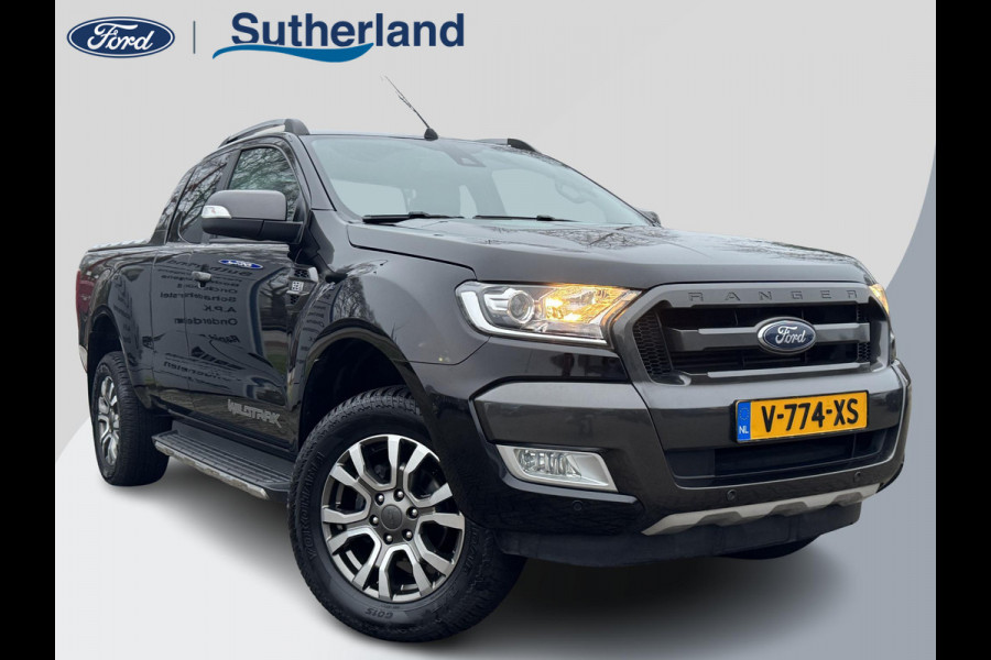 Ford Ranger 3.2 TDCi Wildtrak Supercab 200pk SCI Automaat | Trekhaak | Achteruitrijcamera | Adaptieve Cruise | Voorruit verwarming | Rollertop