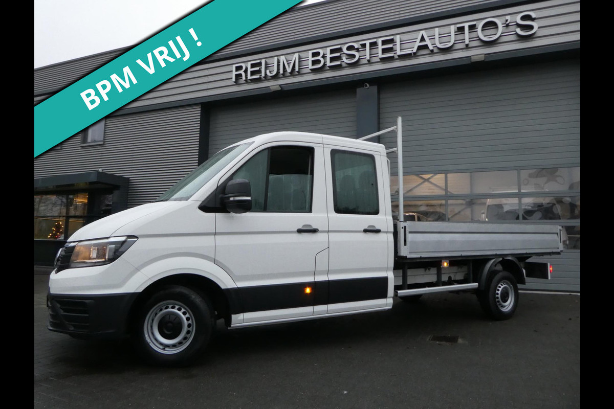 Volkswagen Crafter 35 2.0tdi 140pk, L4 WB 4490, Open Laadbak, DC, Pick up, Airco.