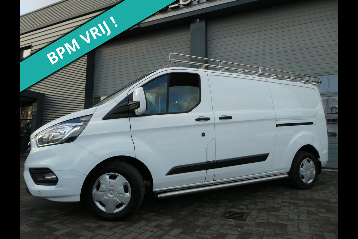 Ford Transit Custom 320 2.0 TDCI 130pk L2, Camera, Navigatie, LED, 2xSchuifdeur, Trekhaak.