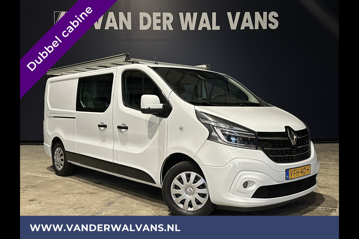 Renault Trafic 2.0 dCi 120pk L2H1 Dubbele Cabine Euro6 Airco | Imperiaal | 5-Zits | Navigatie Trekhaak, Camera, Imperiaal, Cruisecontrol, Parkeersensoren