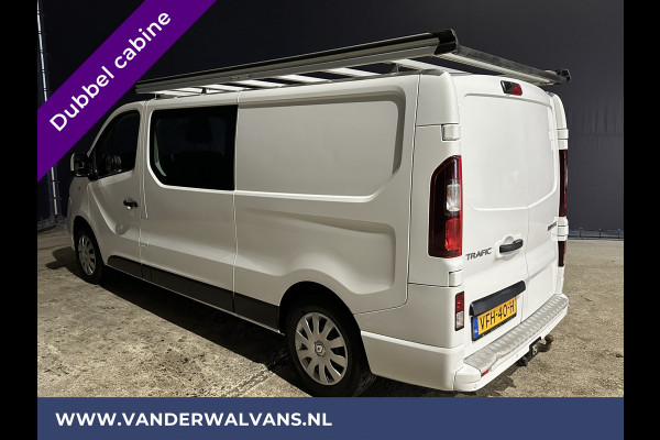 Renault Trafic 2.0 dCi 120pk L2H1 Dubbele Cabine Euro6 Airco | Imperiaal | 5-Zits | Navigatie Trekhaak, Camera, Imperiaal, Cruisecontrol, Parkeersensoren