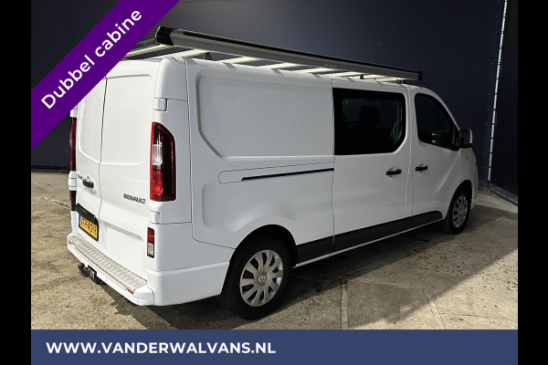 Renault Trafic 2.0 dCi 120pk L2H1 Dubbele Cabine Euro6 Airco | Imperiaal | 5-Zits | Navigatie Trekhaak, Camera, Imperiaal, Cruisecontrol, Parkeersensoren