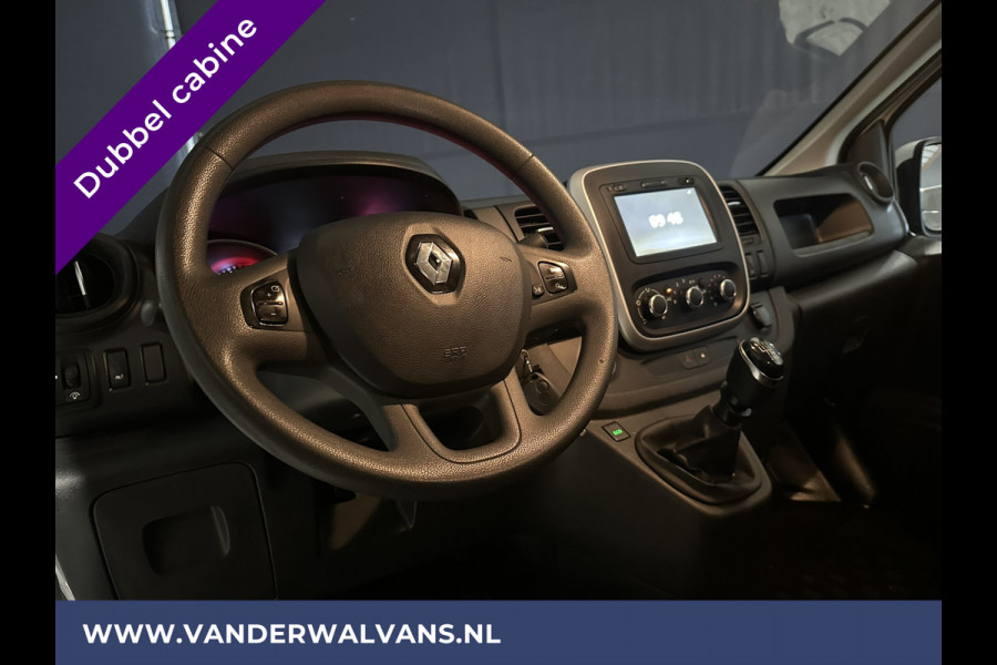 Renault Trafic 2.0 dCi 120pk L2H1 Dubbele Cabine Euro6 Airco | Imperiaal | 5-Zits | Navigatie Trekhaak, Camera, Imperiaal, Cruisecontrol, Parkeersensoren