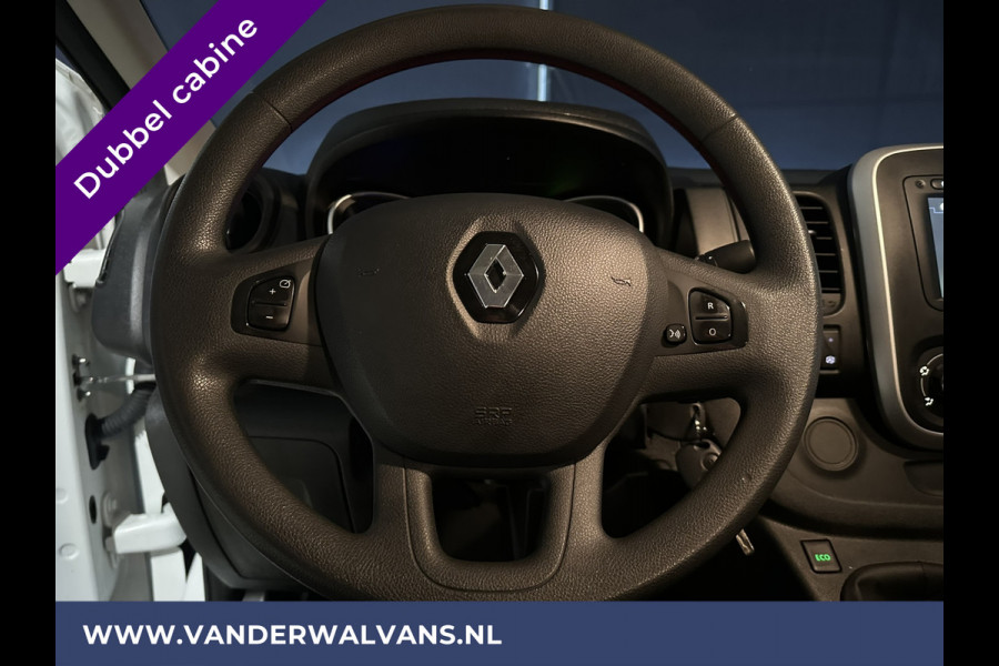 Renault Trafic 2.0 dCi 120pk L2H1 Dubbele Cabine Euro6 Airco | Imperiaal | 5-Zits | Navigatie Trekhaak, Camera, Imperiaal, Cruisecontrol, Parkeersensoren