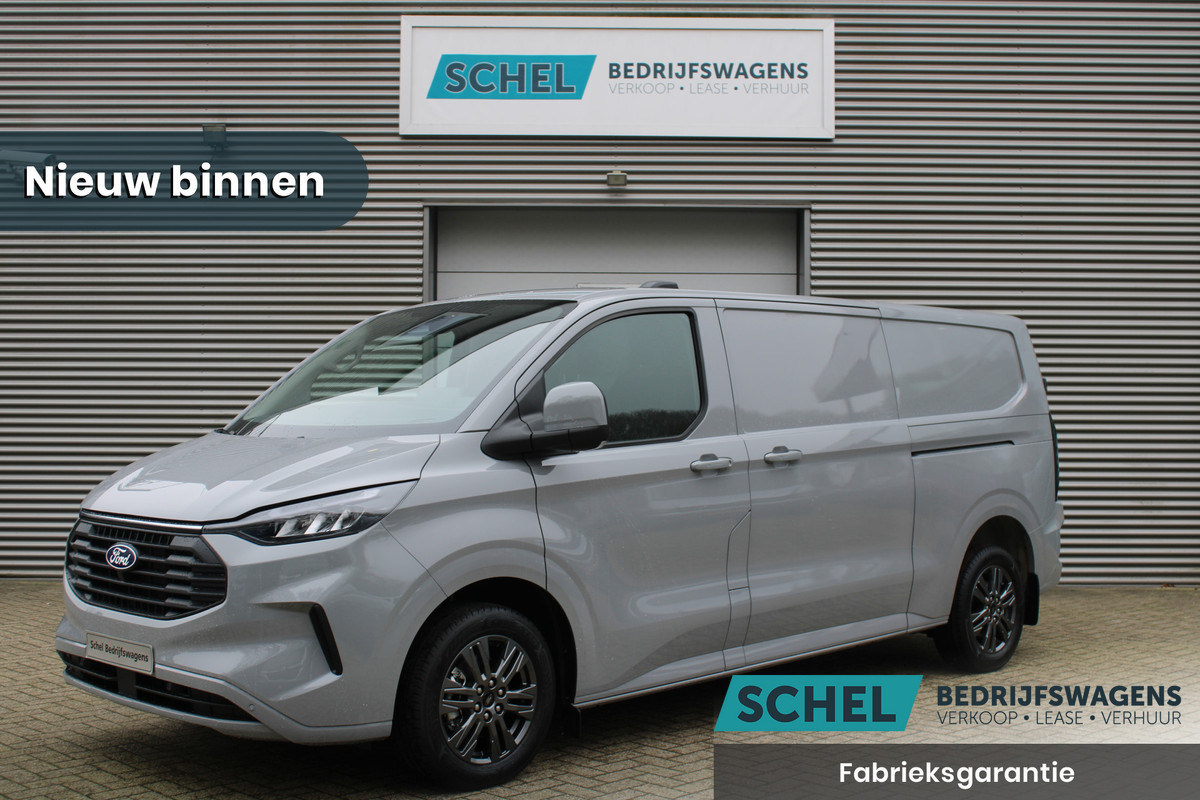 Ford Transit Custom 320 2.0 TDCI L2H1 Limited 150pk - 2x Schuifdeur - Adaptive Cruise - Verwarmd stuur - Blind spot - Navigatie - Camera - Draadloos