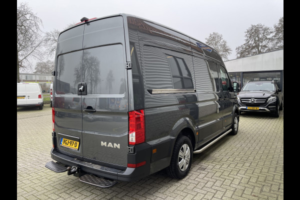 MAN TGE 35 2.0 Standaard Hoog L2H2 177pk automaat / vaste prijs rijklaar € 25.950 ex btw / lease vanaf € / grijs metallic / airco / cruise / camera / trekhaak 3000 kg !