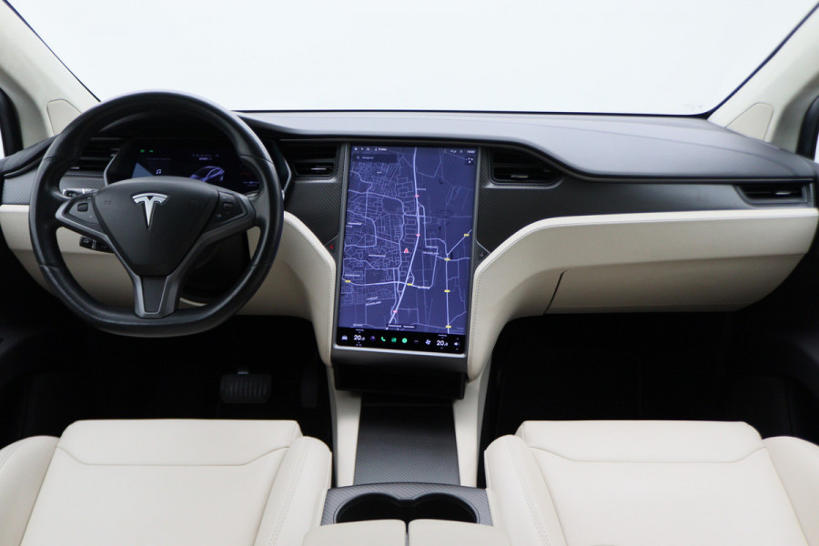 Tesla Model X 100D AWD 6p. Autopilot, Climate, LED, Luchtvering, Camera, Leer, Navigatie, Trekhaak, 20''