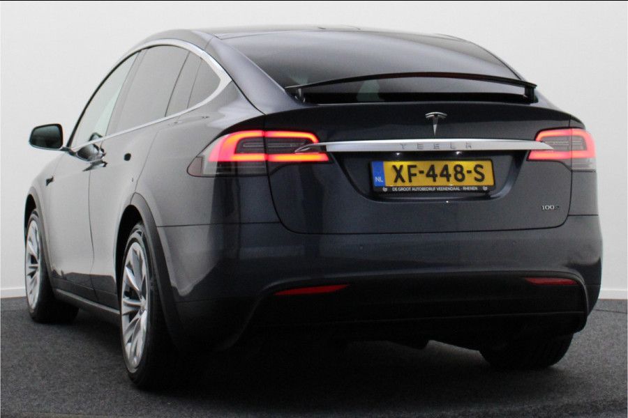 Tesla Model X 100D AWD 6p. Autopilot, Climate, LED, Luchtvering, Camera, Leer, Navigatie, Trekhaak, 20''