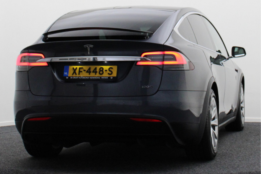 Tesla Model X 100D AWD 6p. Autopilot, Climate, LED, Luchtvering, Camera, Leer, Navigatie, Trekhaak, 20''