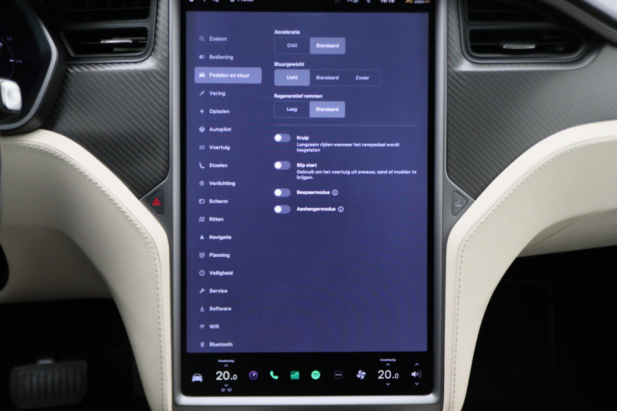 Tesla Model X 100D AWD 6p. Autopilot, Climate, LED, Luchtvering, Camera, Leer, Navigatie, Trekhaak, 20''