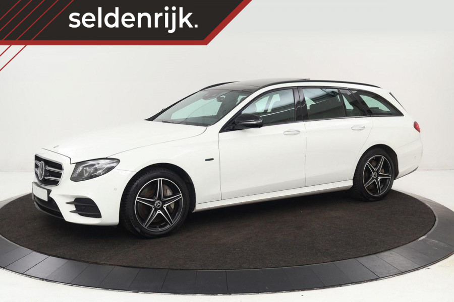 Mercedes-Benz E-Klasse 300de AMG Night | Panoramadak | Adaptive cruise | Burmester Sound | Stoelverwarming | Sfeerverlichting | Leder/Alcantara | Carplay | Widescreen