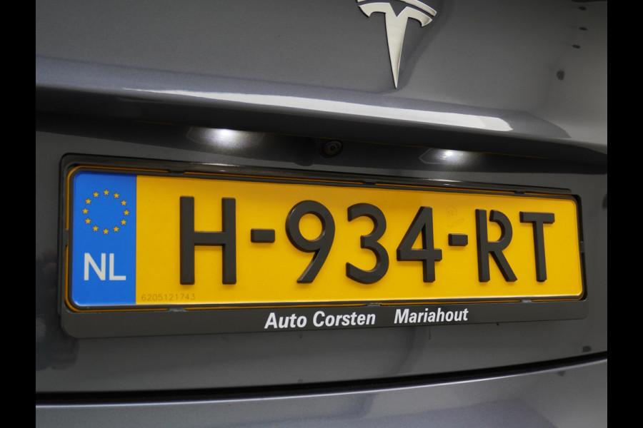 Tesla Model 3 SR+60kWh 326PK AutoPilot FSD-v.b Premium-Luidsprekers Leer PanoDak Adaptive cruise 20" Camera's Elektr.-Stuur+Stoelen+Spiegels+G Ecc Navigatiesysteem full map LED-a+v Comfortstoel(en) ACC Dual-ECC DAB Voorverwarmen interieur via App Keyless via Telefoonsleutel One-Pedal-Drive Orig. Nederlandse Auto