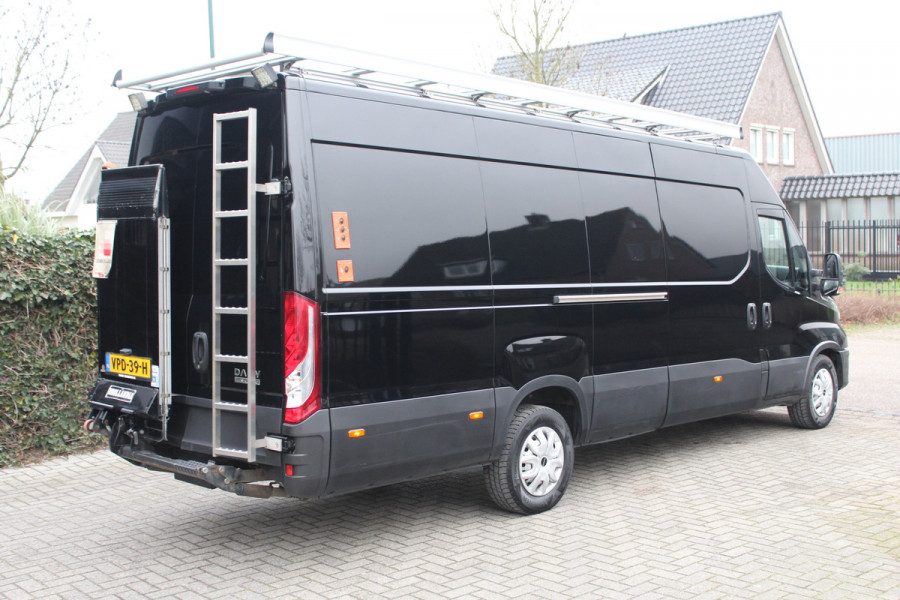 Iveco Daily 35S16V Hi-Matic Euro6 410L L5H3 Maxi ✓ Dhollandia laadklep ✓ dubbele schuifdeur ✓ imperiaal